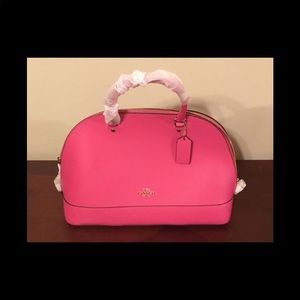 Pink coach purse